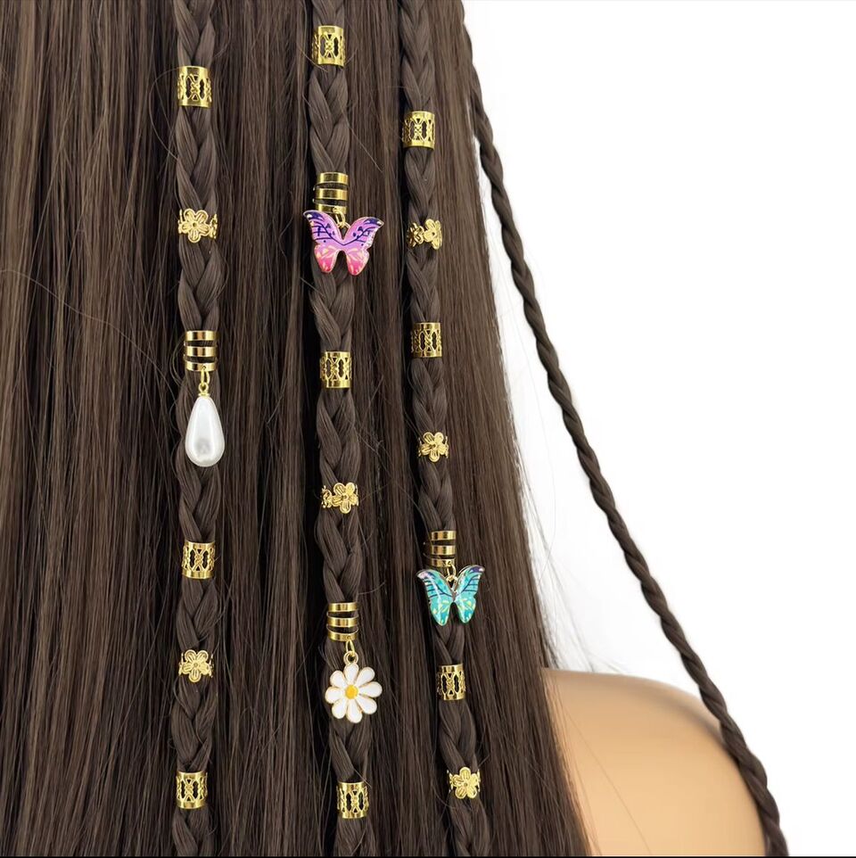 Butterfly Bling Hair Charms 🦋