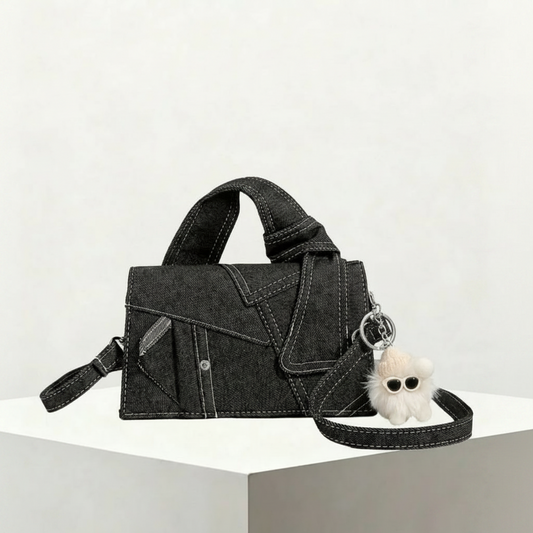 Denim Knot Hobo 👜