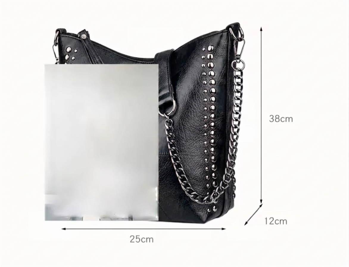 Studded Rebel Tote 🖤
