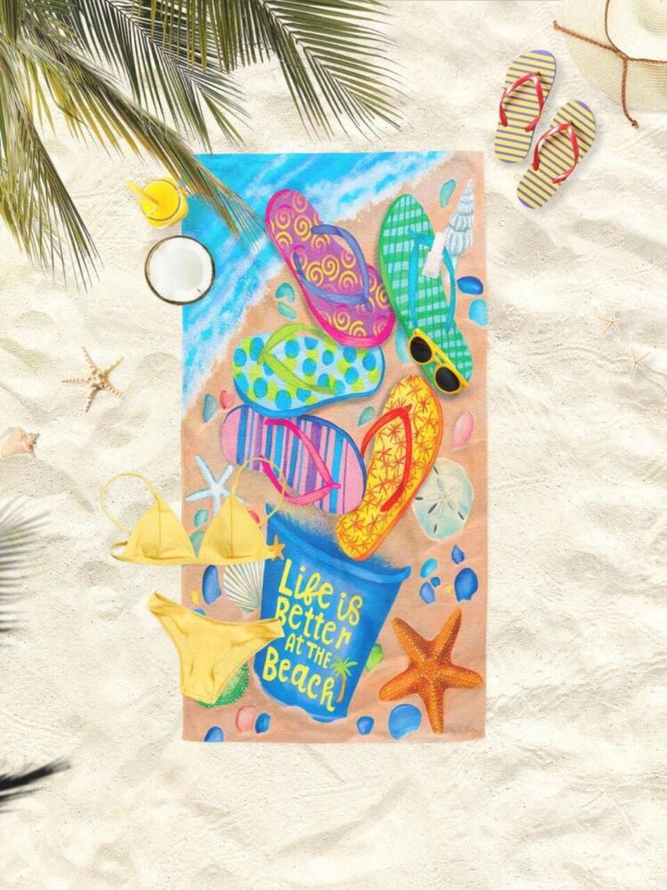 Life Is Better At The Beach Towel 🩴