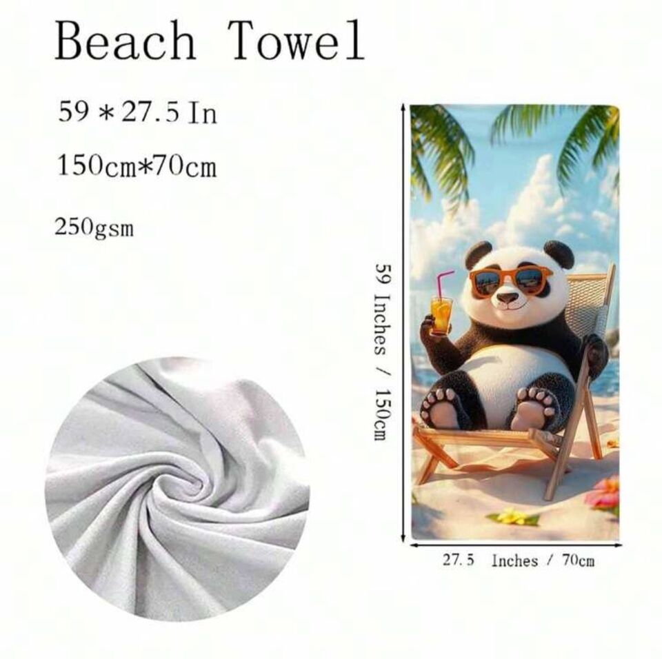 Panda Paradise Towel ๐ผ