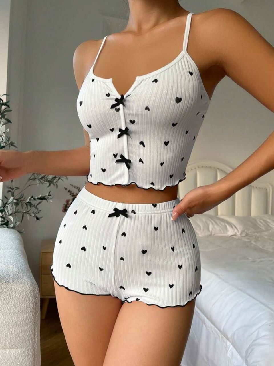 Sweetheart Charm Pajama 🩶