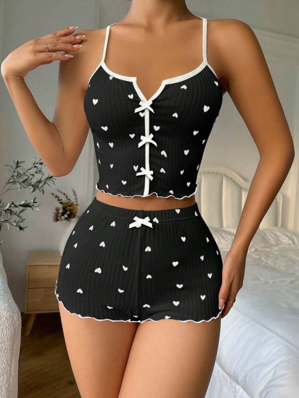 Sweetheart Charm Pajama 🩶