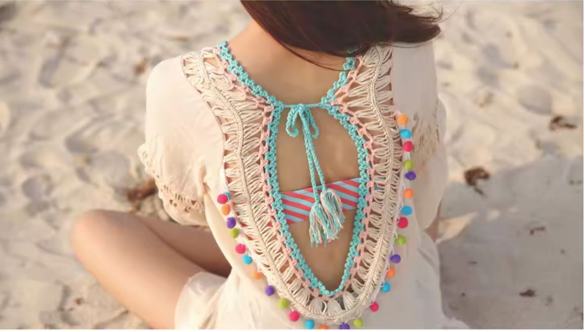 Pom-Pom Beach Cover-Up π©΅