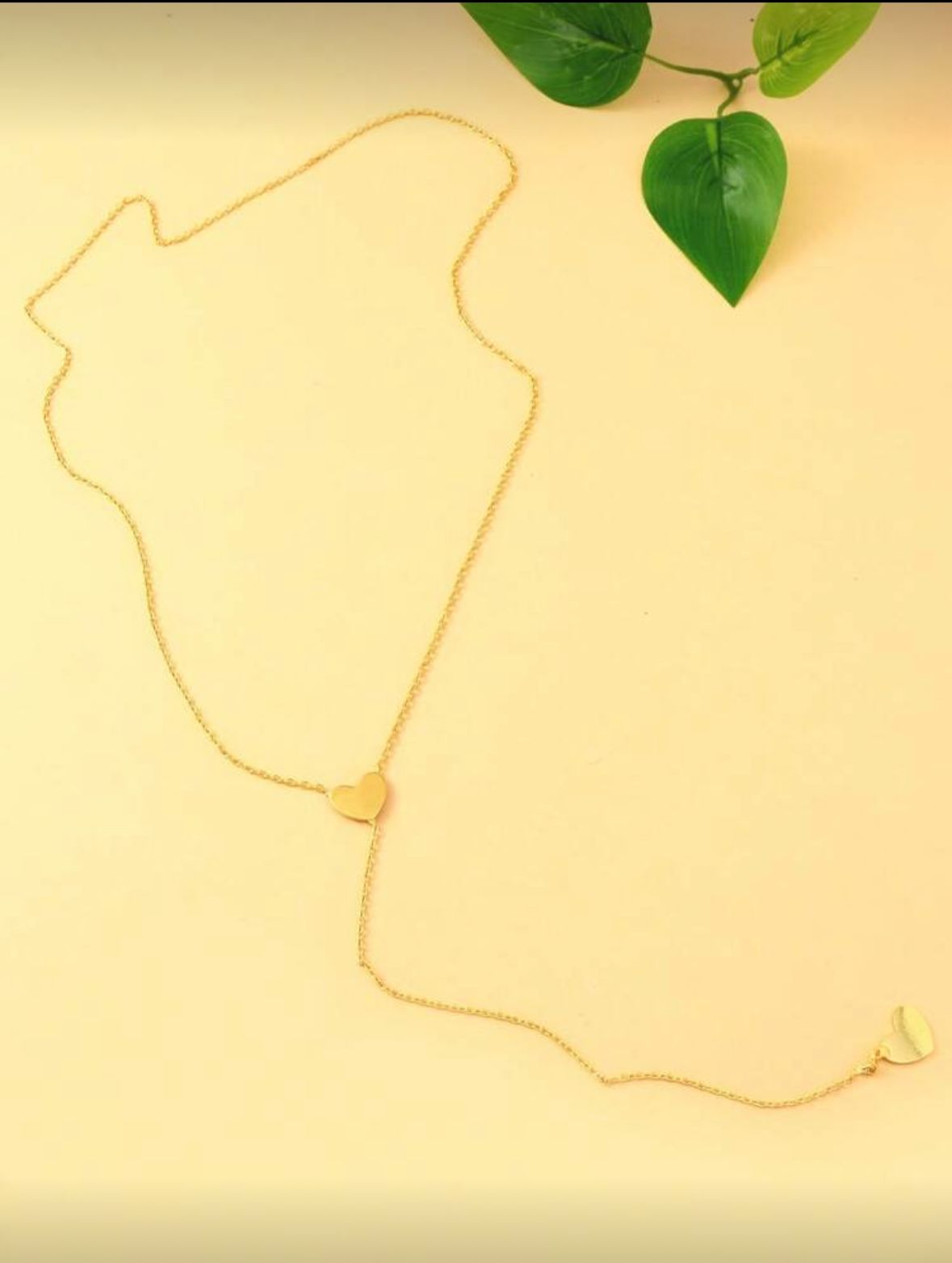 Heart Drape Necklace ๐