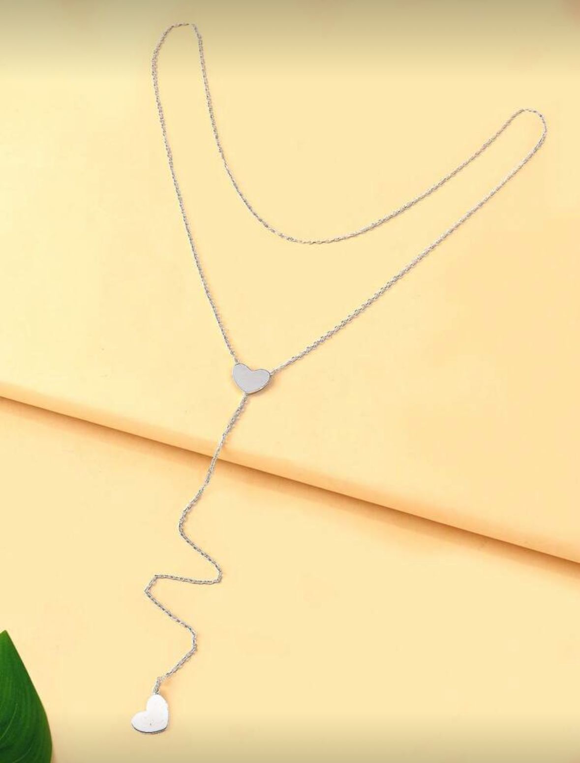 Heart Drape Necklace ๐