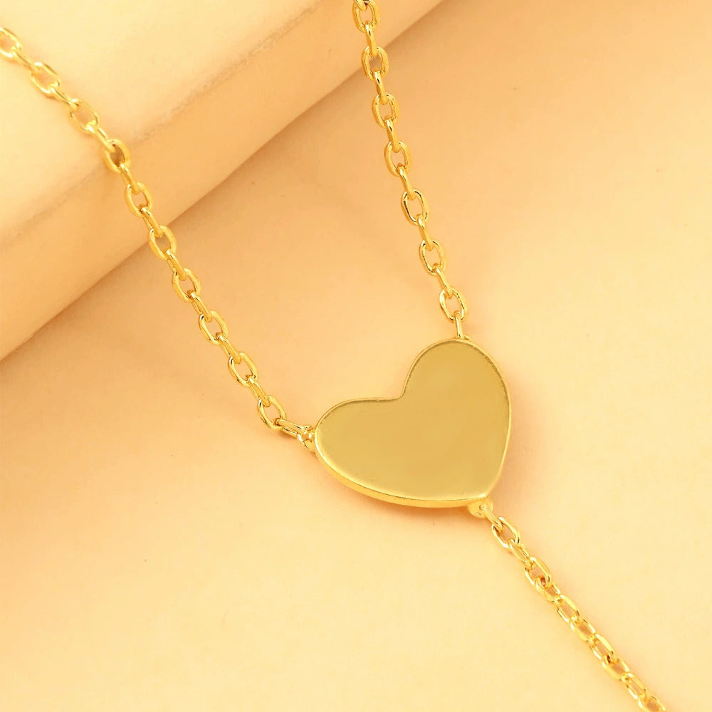 Heart Drape Necklace ๐