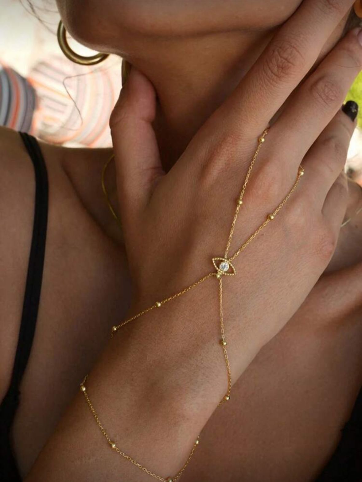 Evil Eye Hand Chain 🧿