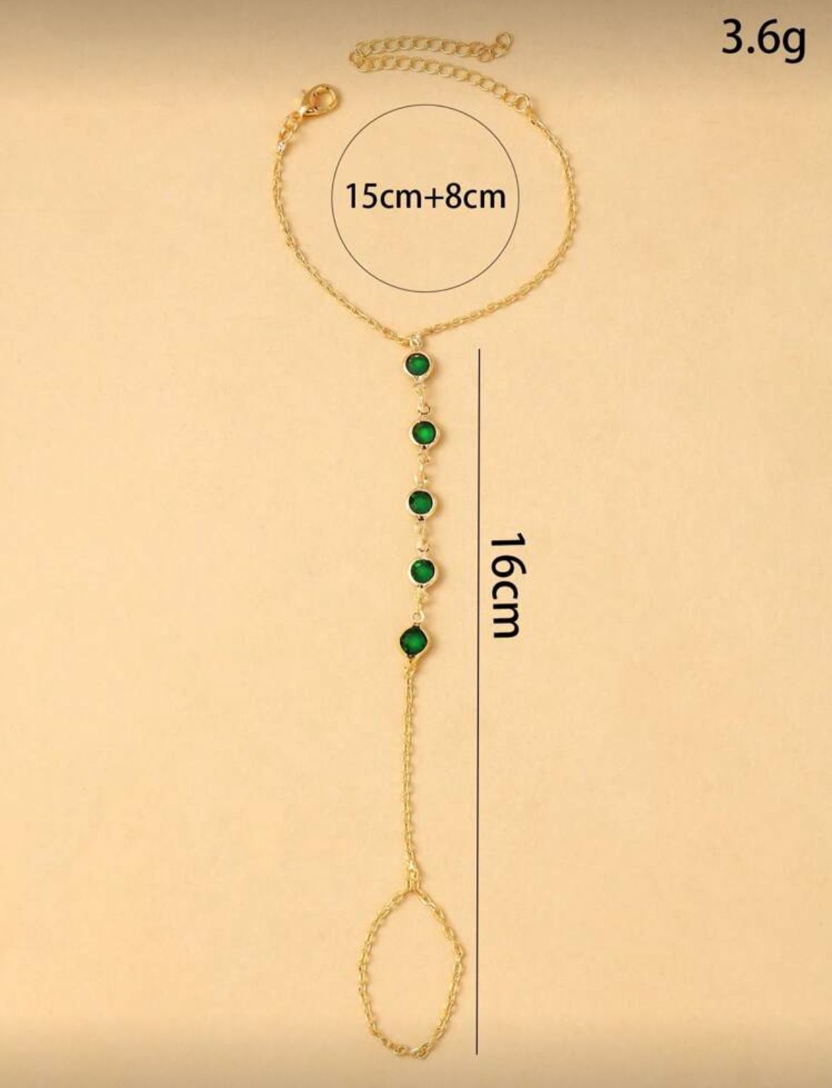 Radiant Gem Hand Chain ๐ฟ