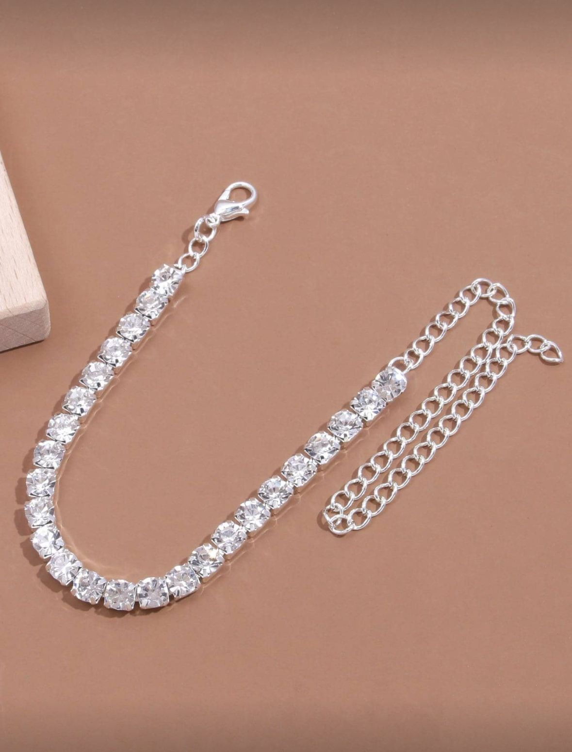 Crystal Elegance Anklet 💎