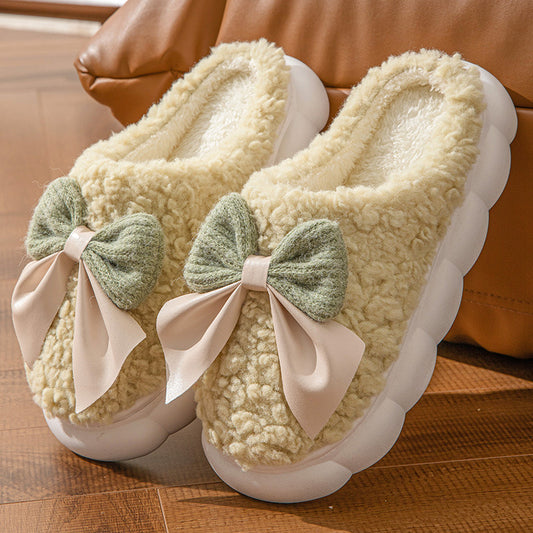 Bow Teddy Slippers 🎀