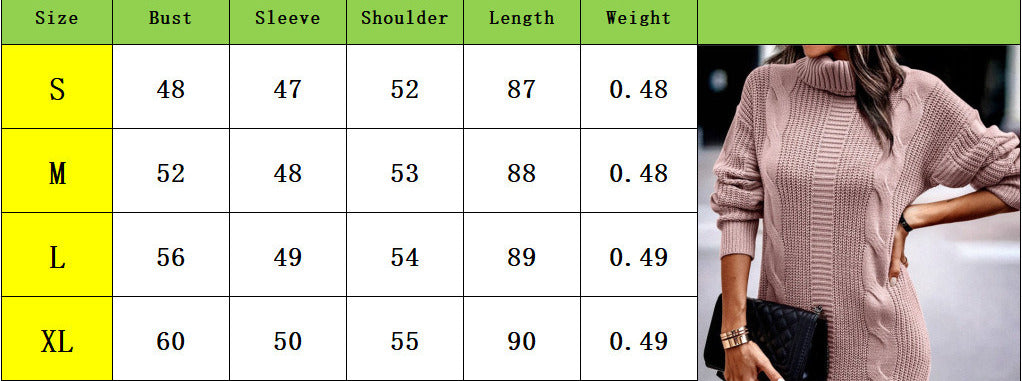 Cozy Turtleneck Dress 🖤