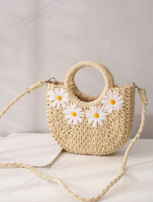 Daisy Straw Tote 👜