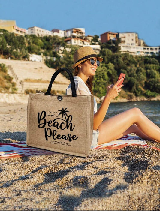 Beach Please Tote 🌴