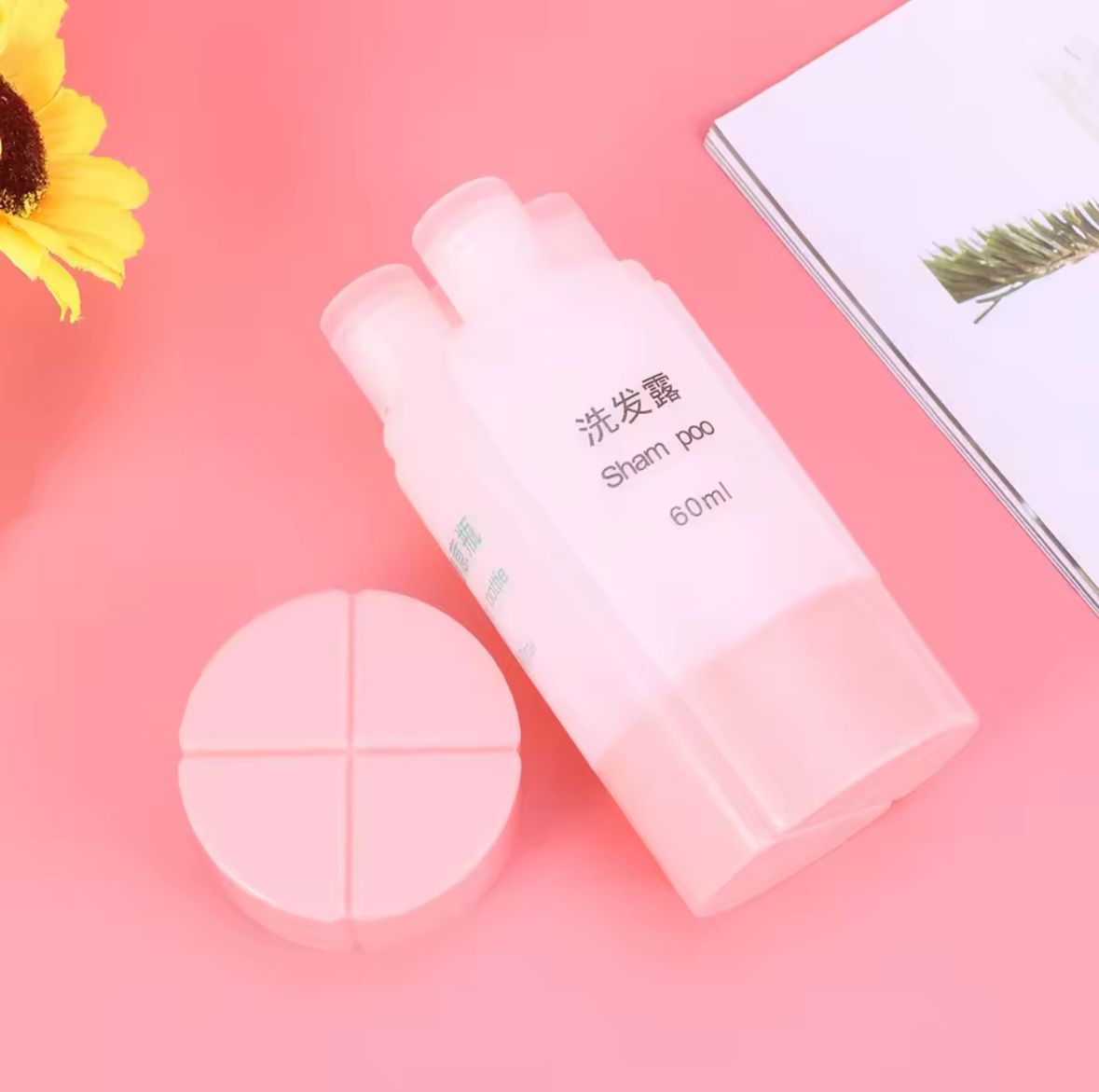 Portable 4-in-1 Travel Bottles 🧴