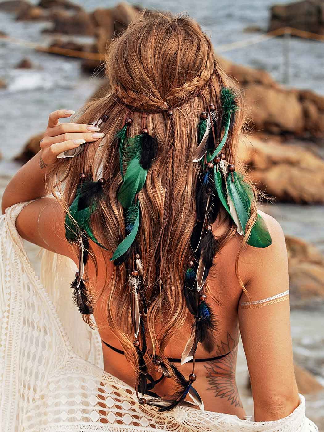 Boho Feather Crown 🪶