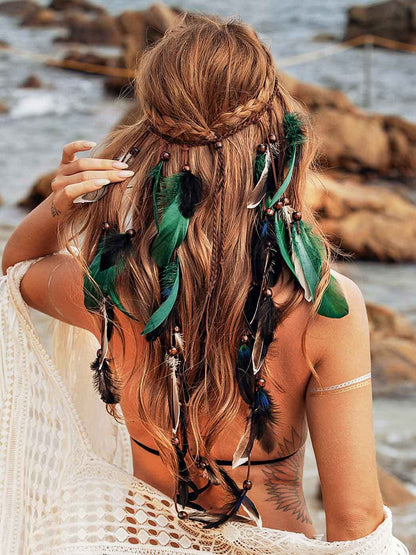 Boho Feather Crown 🪶