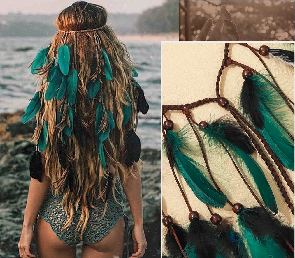 Boho Feather Crown 🪶