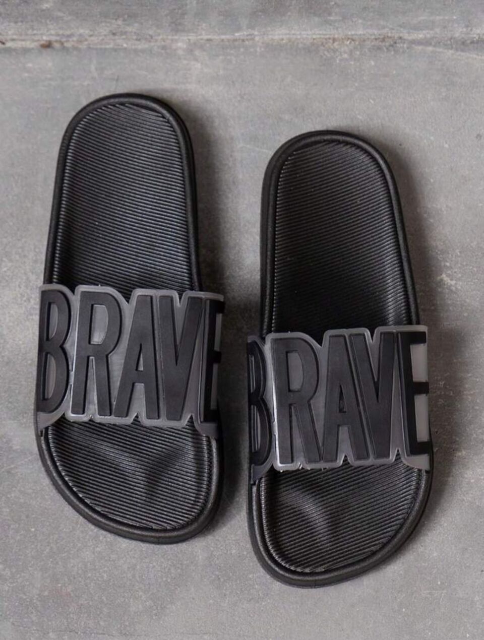 Brave Babe Slides 🖤