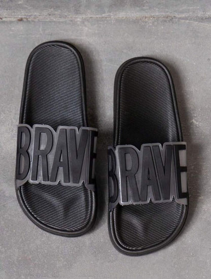 Brave Babe Slides 🖤