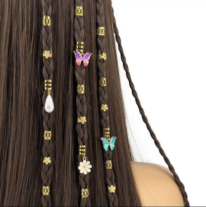 Butterfly Bling Hair Charms 🦋