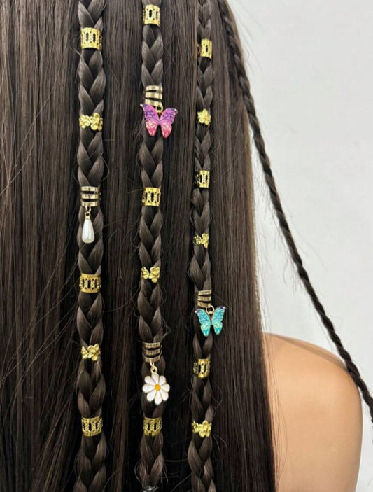 Butterfly Bling Hair Charms 🦋