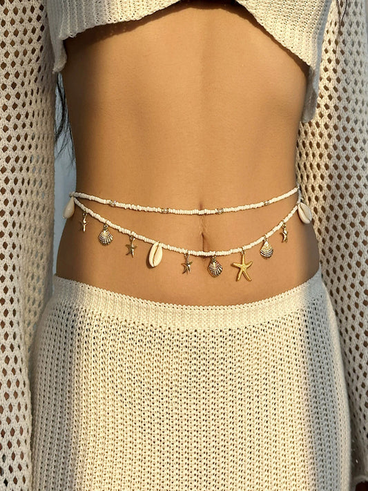 Coastal Rhythm Belly Chain 🐚