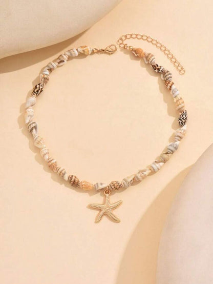 Conch & Starfish Choker 🐚