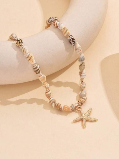 Conch & Starfish Choker 🐚