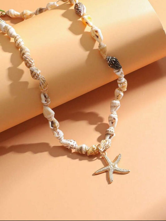 Conch & Starfish Choker 🐚