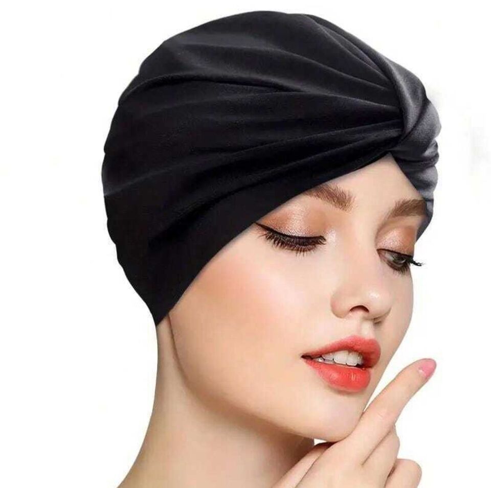 Twist & Glow Swim Turban 🖤