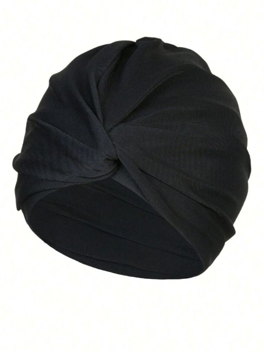 Twist & Glow Swim Turban 🖤