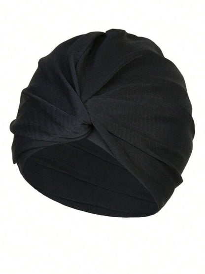 Twist & Glow Swim Turban 🖤