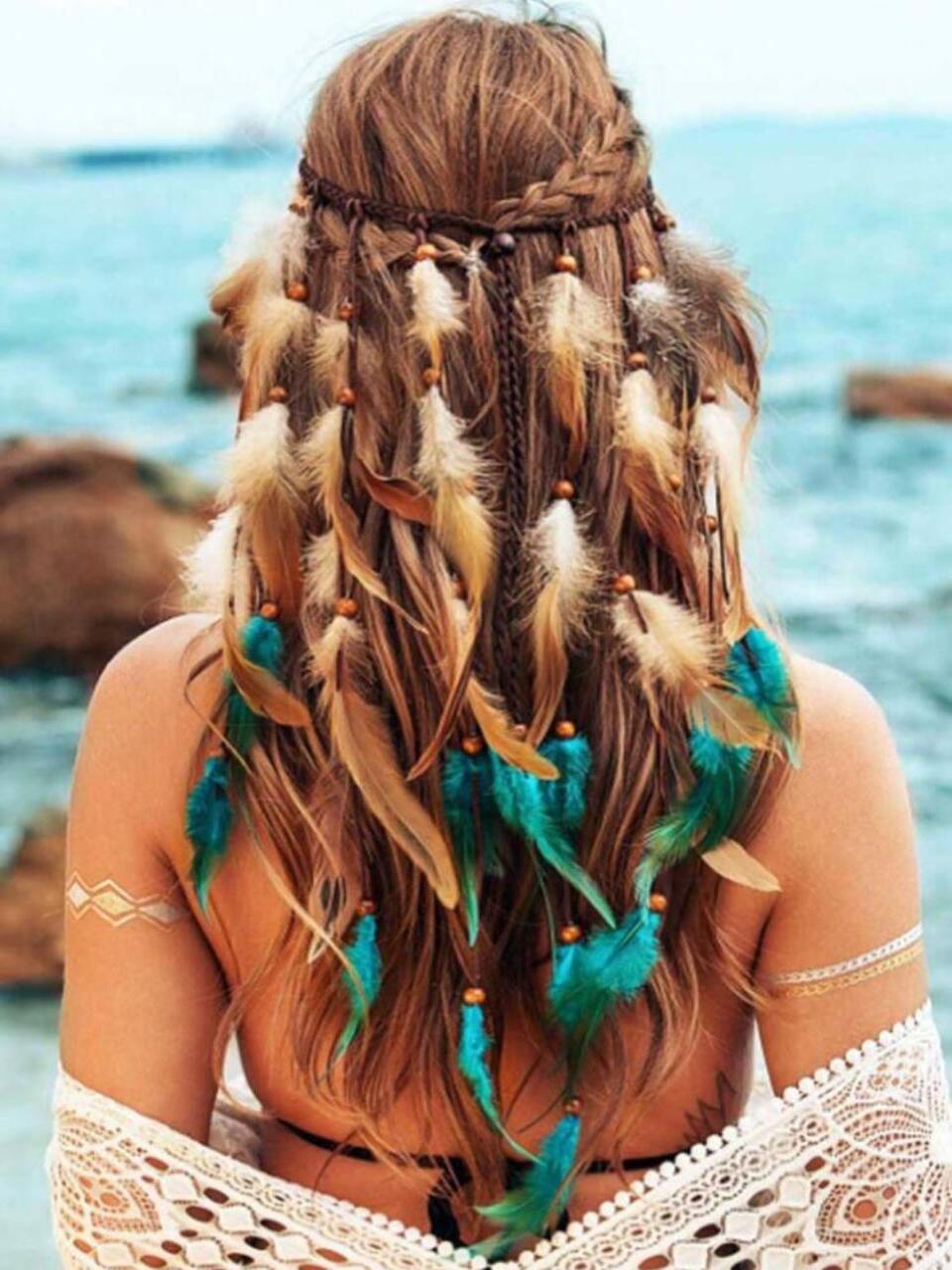 Boho Feather Crown 🪶