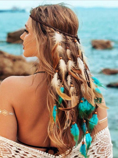 Boho Feather Crown 🪶