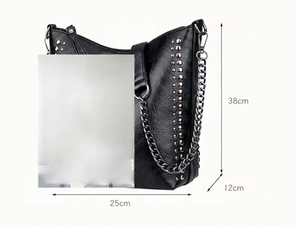 Studded Rebel Tote 🖤