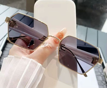 Glam Hexagon Glasses ✨