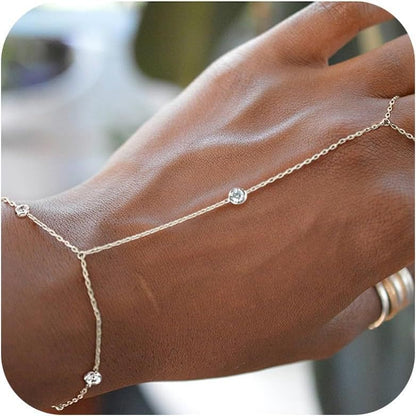 Radiant Gem Hand Chain 🌿