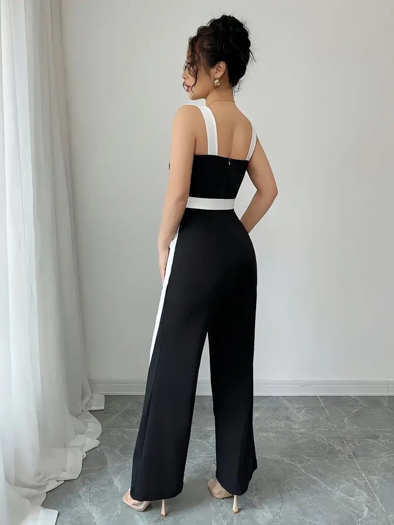 Monochrome Ribbon Jumpsuit 🖤