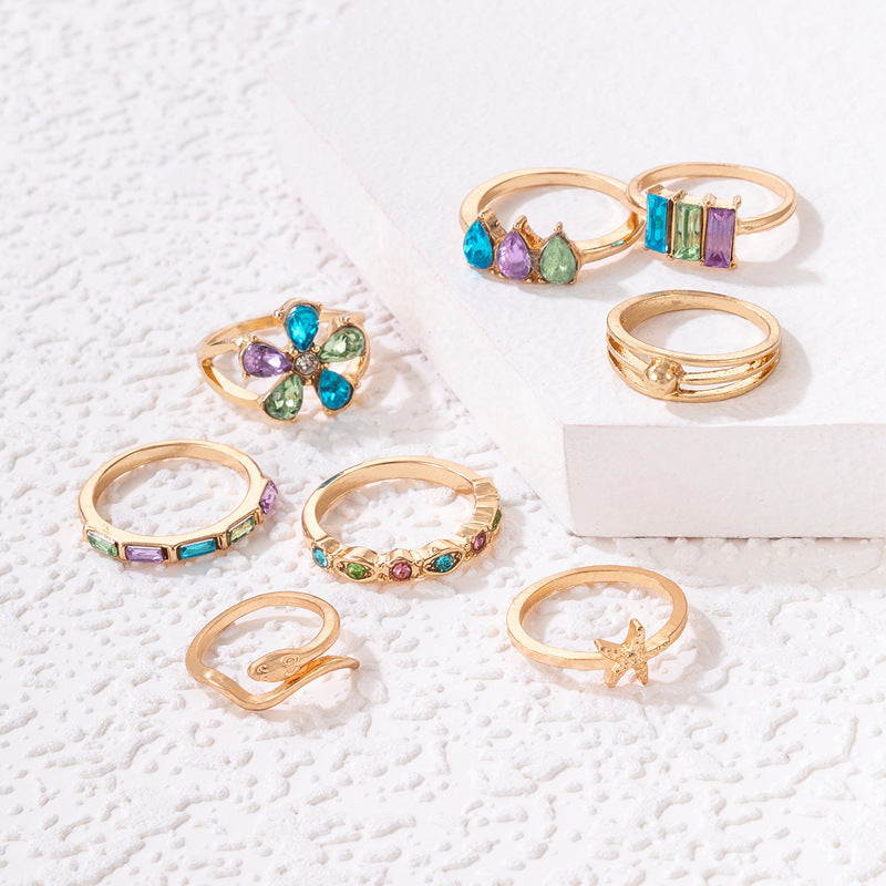 Colorful Gem Rings 💍