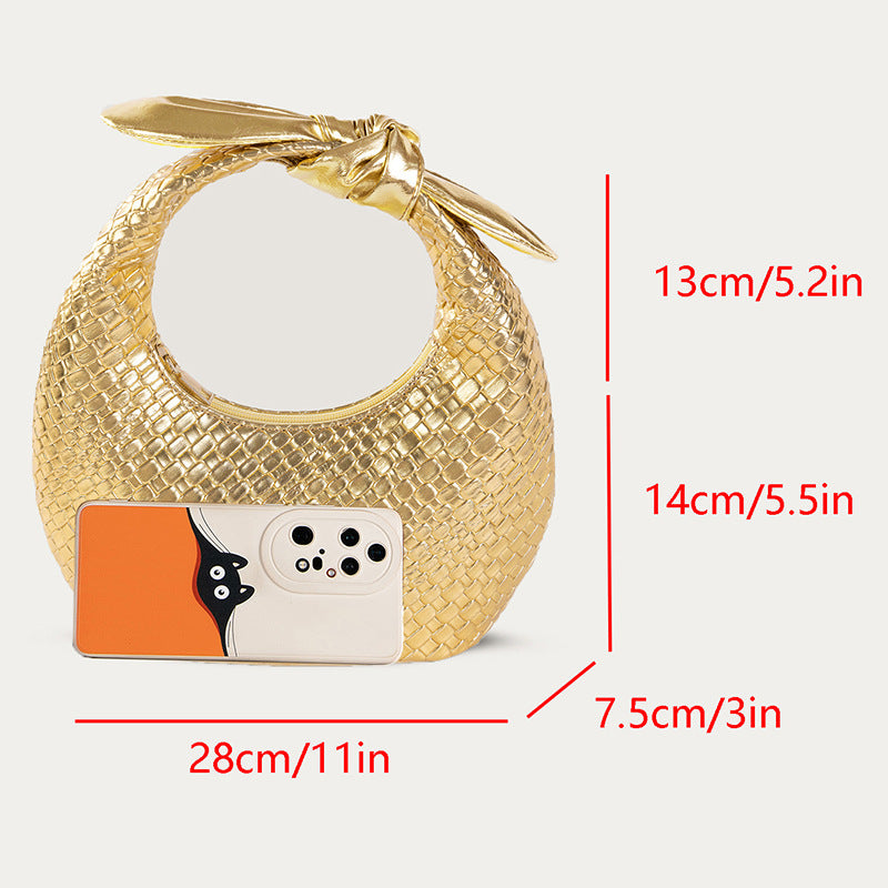 Metallic Knot Hobo 👜