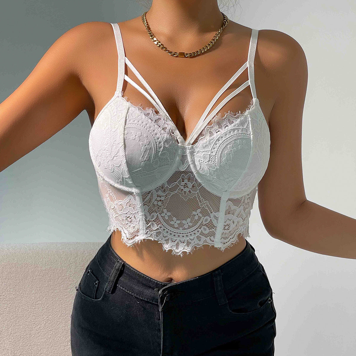 Lace Corset Top 🎨