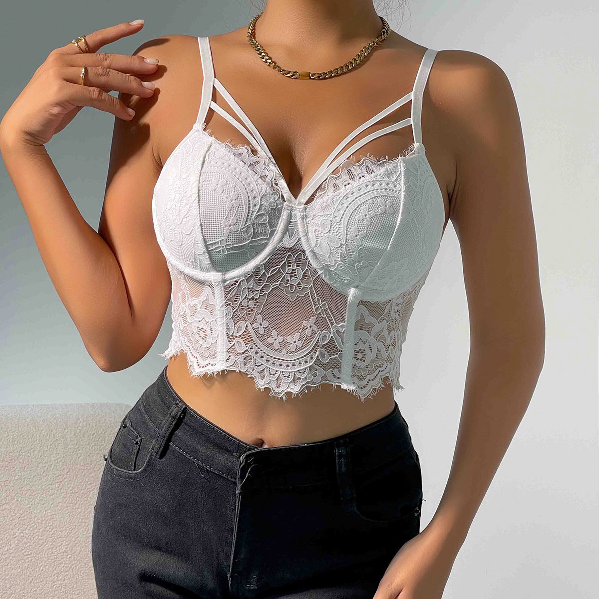Lace Corset Top 🎨