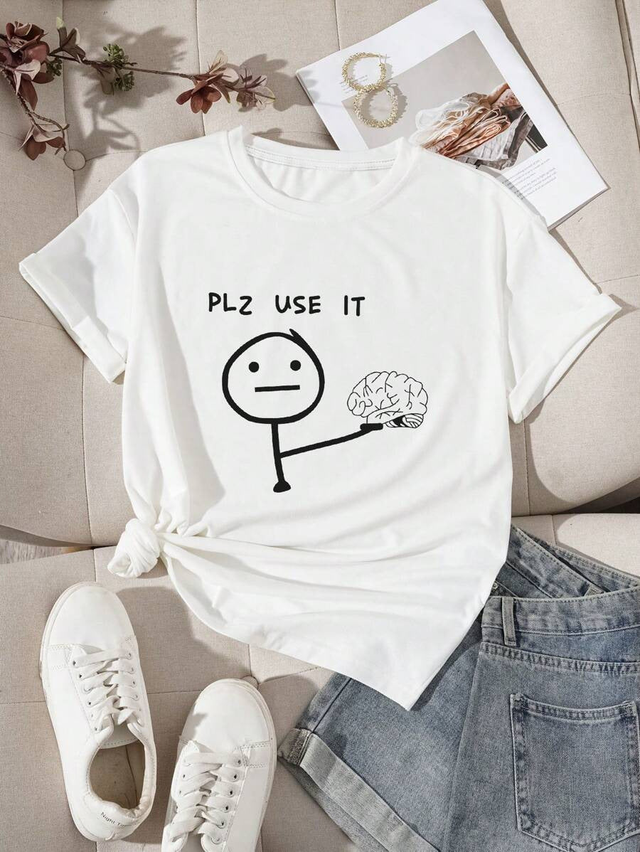 Brain Use Tee 🧠