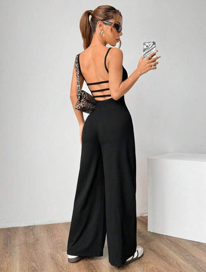 Luxe Flow Jumpsuit 🩶