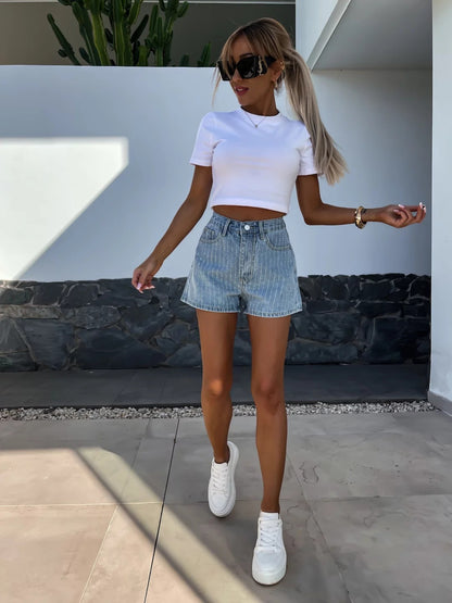 Starlight Stripe Shorts ✨