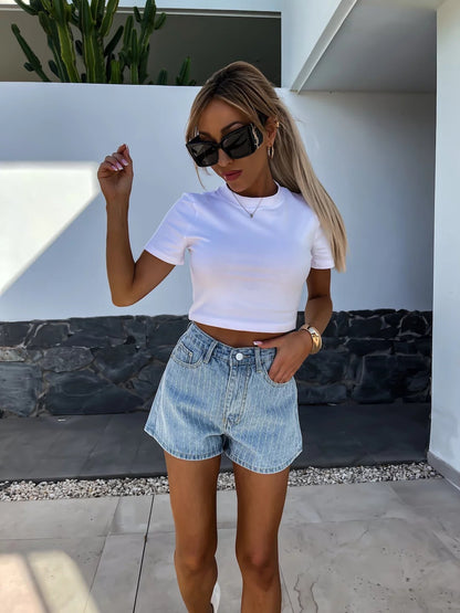 Starlight Stripe Shorts ✨