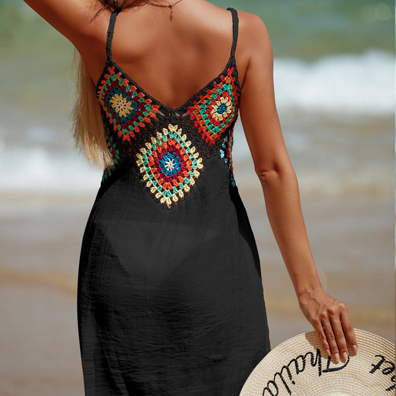 Boho Crochet Dress 🏖️