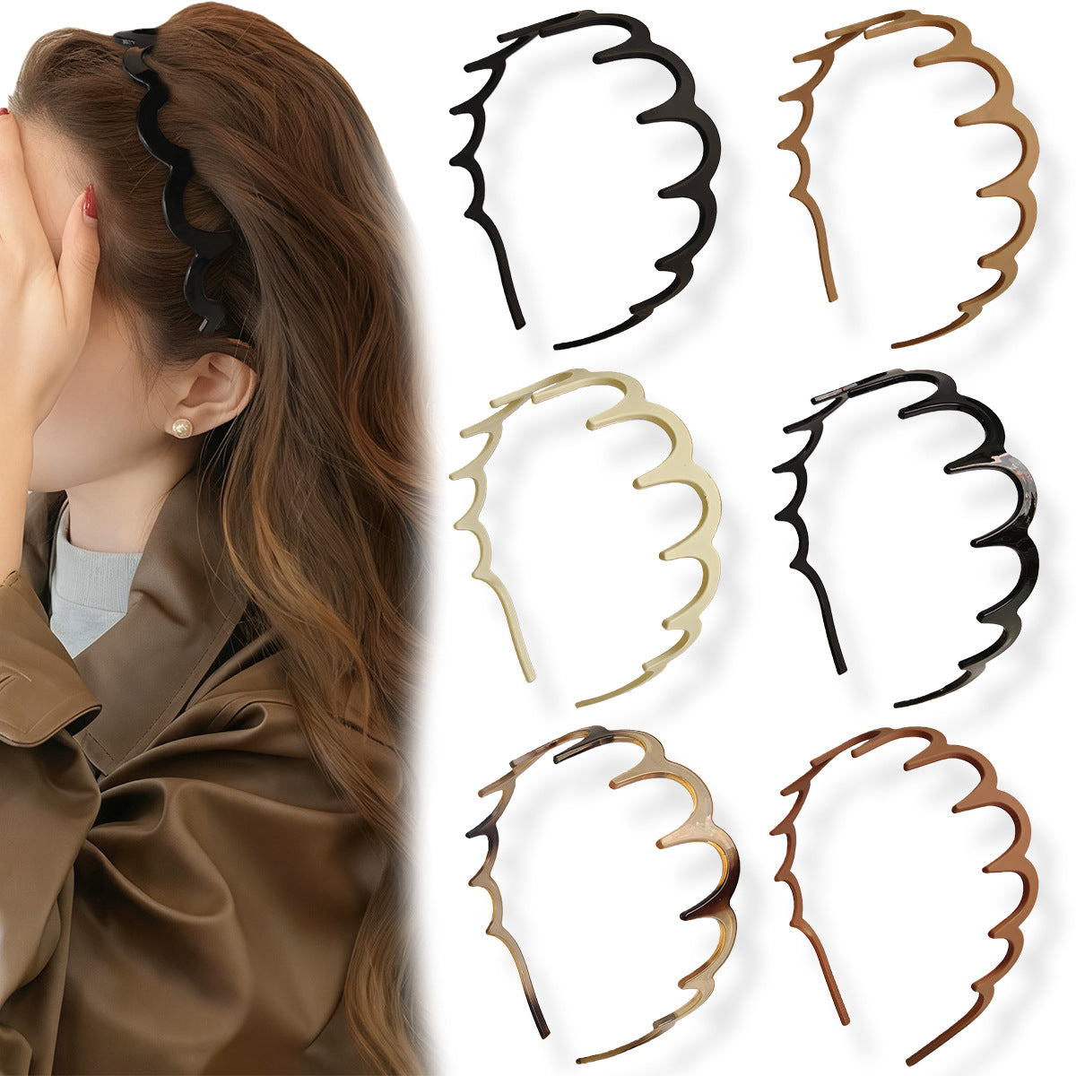 Scallop Wave Headband 🎀