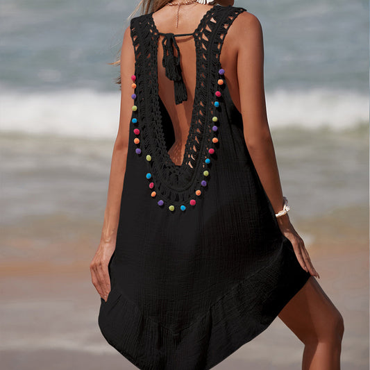 Sunset Tassel Coverup 🌴